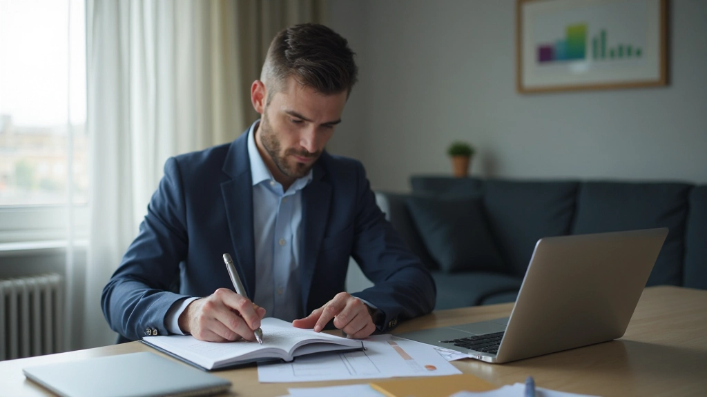 Мужчина медитирует в офисе для снижения стресса и повышения концентрации