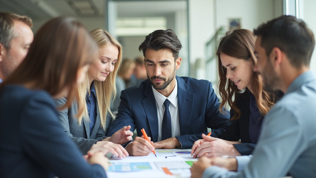 Команда совещается и обсуждает важные вопросы